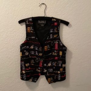 Vintage Nicole Miller silk vest